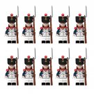 10pcs Napoleonic Wars Line Infantry French Fusilier Soldiers Minifigures Toys