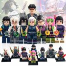 8pcs Kimetsu no Yaiba Demon Slayer Corps Tengen Muichiro Gyomei Minifigures