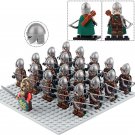 21pcs The Lord of the Rings The Rohan Soldiers Elite Archers Army Minifigures