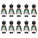 10pcs Napoleonic Wars Italy Army the Italian Light Infantry Soldiers Minifigures