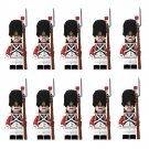 10pcs Napoleonic Wars Swiss Army the Swiss Grenadier Soldiers Minifigures