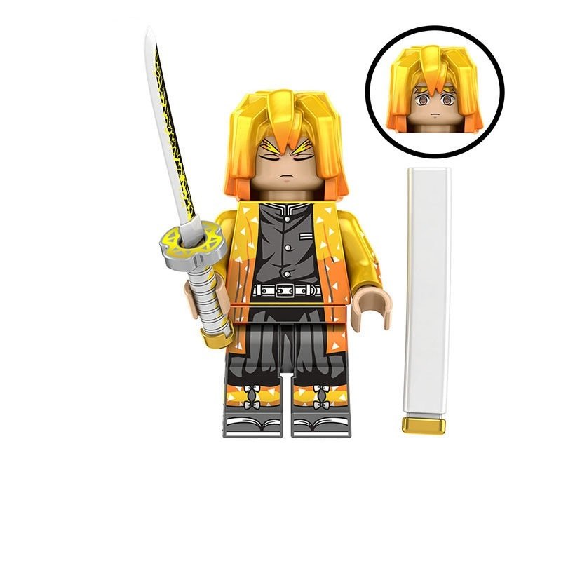 Zenitsu Agatsuma (Demon Slayer Corps) Kimetsu no Yaiba Anime Minifigures