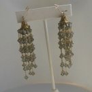 Chandelier Crystal Gold-tone Dangle Drop Earrings