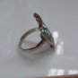 925 Sterling Silver Shell Sea Turtle Ring Size 8