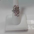 18K HGE Rose Ring Size 7-Adjustable