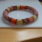 Seed Bead Wrapped Bangle Bracelet