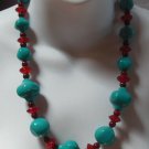 Runway Statement Colorful Odd Shaped Beaded Necklace
