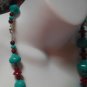 Runway Statement Colorful Odd Shaped Beaded Necklace