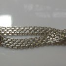 925 Sterling Silver Italy Flat Link Soft Chain Bracelet
