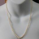 Graduated Pearl Necklace 14k S Clasp 20" long