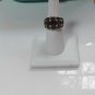 Sterling Silver Multi-Stone Smokey Quartz/Topaz Ring Size 7