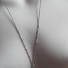 Roma Signed Silver-tone Faux Turquoise Cross Necklace