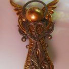 Gold-tone Angel Brooch