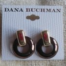 DANA BUCHMAN Bronze/Gold-tone Pierced Earrings