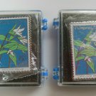 The March Co. Persistant Trillium 15 cents Stamp Pin 1979 Sealed Lot of 2