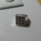 18K HGE Rhinestone Ring
