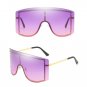 Gradient Color Trendy Large Sunglasses