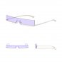 Stylish Metal Rectangle Retro Frame Solid Eyeglasses