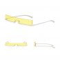 Stylish Metal Rectangle Retro Frame Solid Eyeglasses