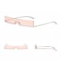 Stylish Metal Rectangle Retro Frame Solid Eyeglasses
