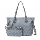 Snake Skin Louis Printed 2 Piece Tote Set