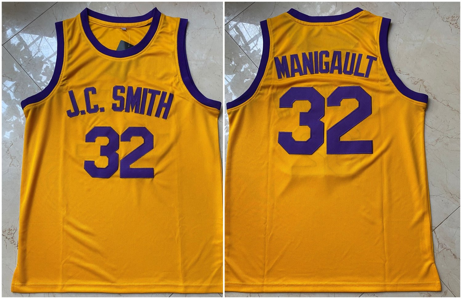 Smith #32 Earl Manigault College Moive Basketball Jersey Stitched Mens J.C