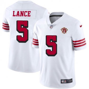 trey lance jersey 75th anniversary