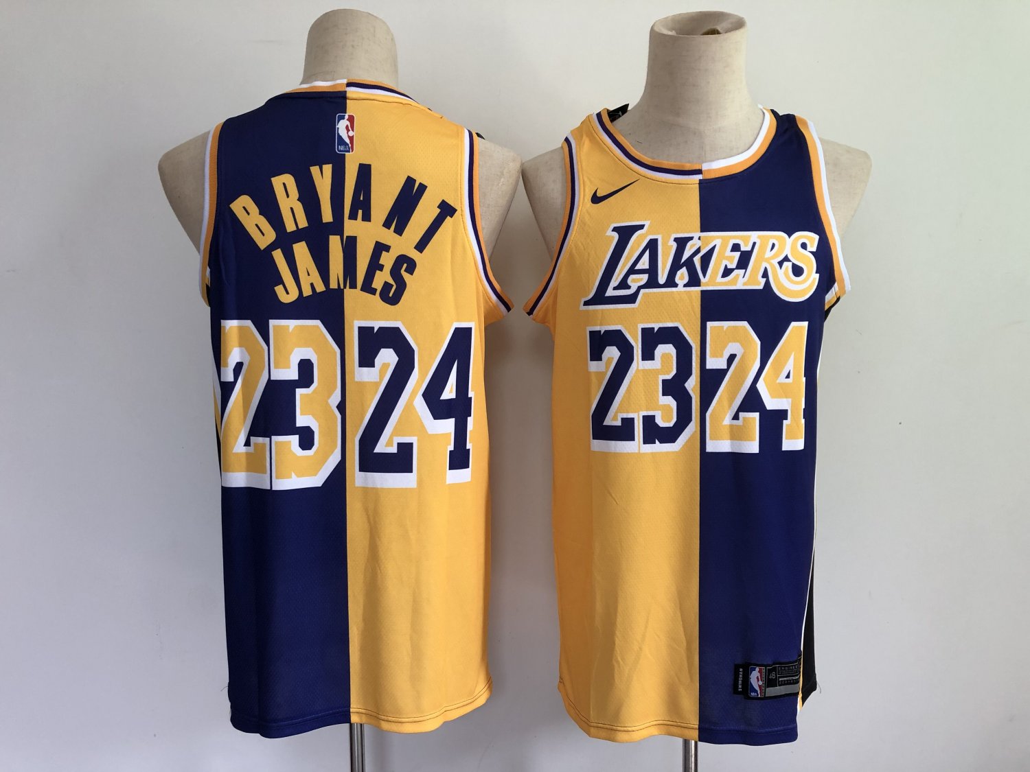 Men's Los Angeles Lakers #2324 Kobe Bryant LeBron James ... Men's Los Angeles Lakers #2324 Kobe Bryant LeBron James ...
