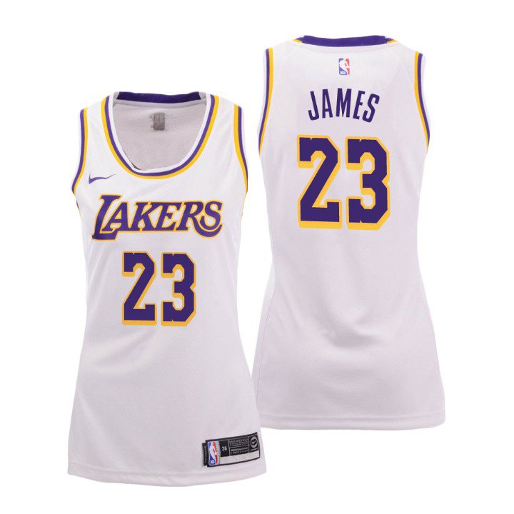 lakers jersey white lebron