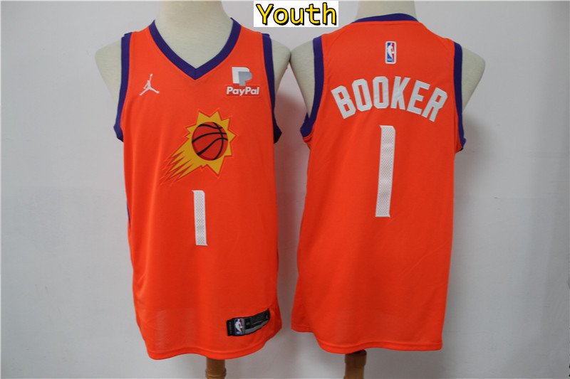 Devin booker jersey orange Outlet