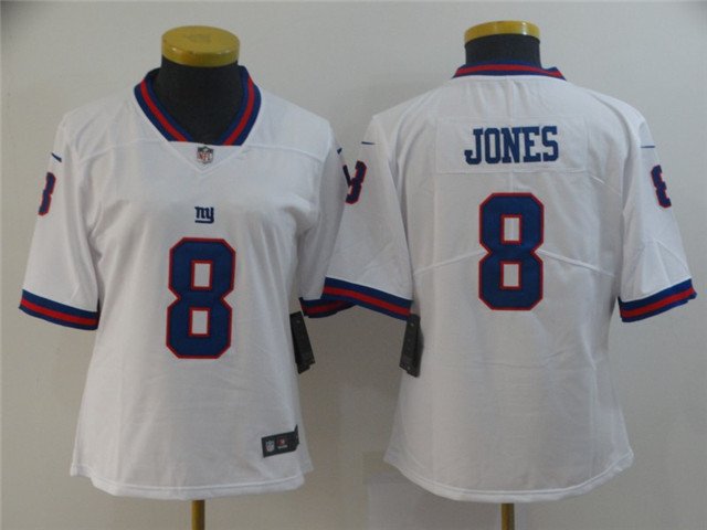 Youth Nike Daniel Jones White New York Giants Color Rush Game Jersey