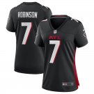 Women's Football Falcons Uniform #7 Bijan Robinson Jerseys Black 2023 Draft Limited Ladys Shirts