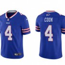 men's & kids Football Bills Uniform #4 James Cook Jerseys Royal Team Game Player Limited Shirts