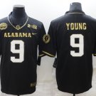 men's & youth Football Crimson Tide Uniform #9 Bryce Young Jerseys 2022 Patch Black Golded Shirts