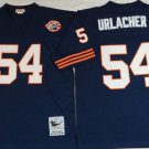 men's & youth Football Bears Uniform #54 Brian Urlacher Jerseys Vintage Navy Throwback Shirts