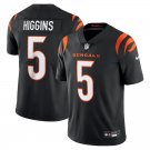 men's & youth Football Bengals Uniform #5 Tee Higgins Jerseys Black Team Game Player Limited Shirts