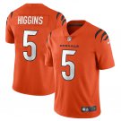 men's & youth Football Bengals Uniform #5 Tee Higgins Jerseys Orange Team Game Player Limited Shirts