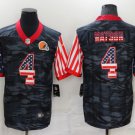 men's & youth Football Browns Uniform #4 Deshaun Watson Jerseys Camo USA Flag Limited Shirts