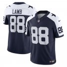 men's & kids Activewear Football Uniform #88 CeeDee Lamb Jerseys Thanksgiving Navy F.U.S.E. Shirt