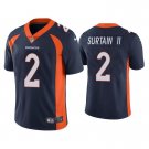 men's & youth Football Broncos Uniform #2 Pat Surtain II Jerseys Navy Player Game Limited Shirts