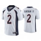 men's & youth Football Broncos Uniform #2 Pat Surtain II Jerseys White Player Game Limited Shirts