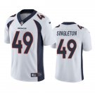 men's & youth Football Broncos Uniform #49 Alex Singleton Jerseys White Player Game Limited Shirts