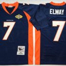 men's & youth Football Broncos Uniform #7 John Elway Jerseys 1997 Vintage Navy Throwback Shirts