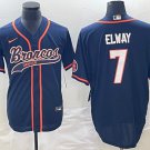 men's & youth Football Broncos Uniform #7 John Elway Jerseys Navy Baseball CoolBase Shirts
