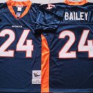 men's & youth Football Broncos Uniform #24 Champ Bailey Jerseys 2004 Vintage Navy Throwback Shirts