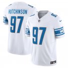 men's & kids Activewear Football Uniform #97 Aidan Hutchinson Jerseys White F.U.S.E. Limited Shirt