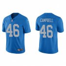 men's & youth Football Lions Uniform #46 Jack Campbell Jerseys Alternate Blue 2023 Draft Game Shirts