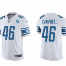 men's & youth Football Lions Uniform #46 Jack Campbell Jerseys 90th White Player Game Limited Shirts