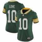 Women's Football Packers Uniform #10 Jordan Love Jersey Green Team Game Player Limited ladys Shirts