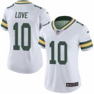Women's Football Packers Uniform #10 Jordan Love Jersey White Team Game Player Limited ladys Shirts